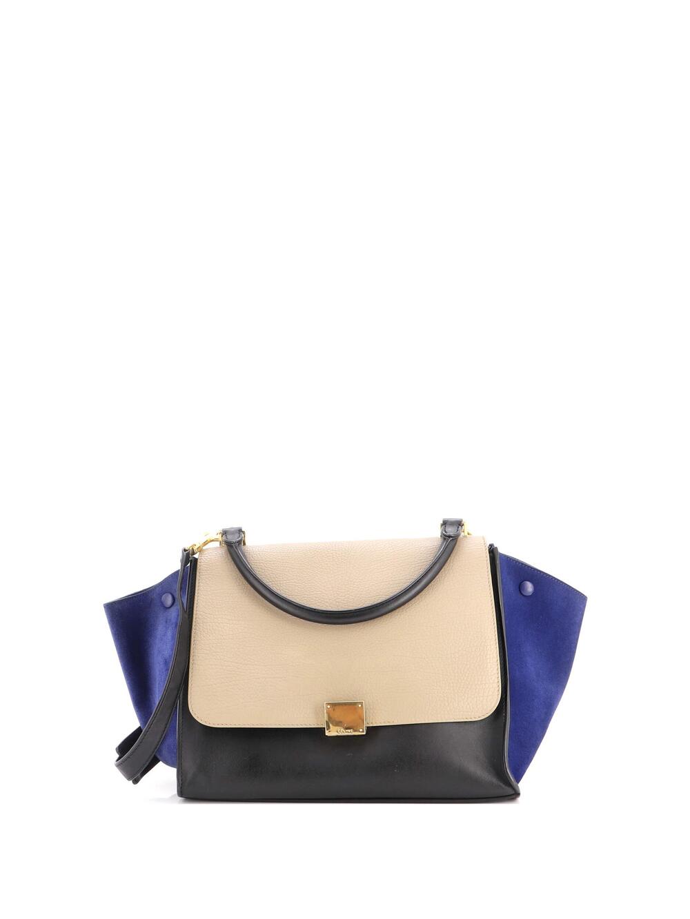 Celine Tricolor Trapeze Bag Leather #322309C85B